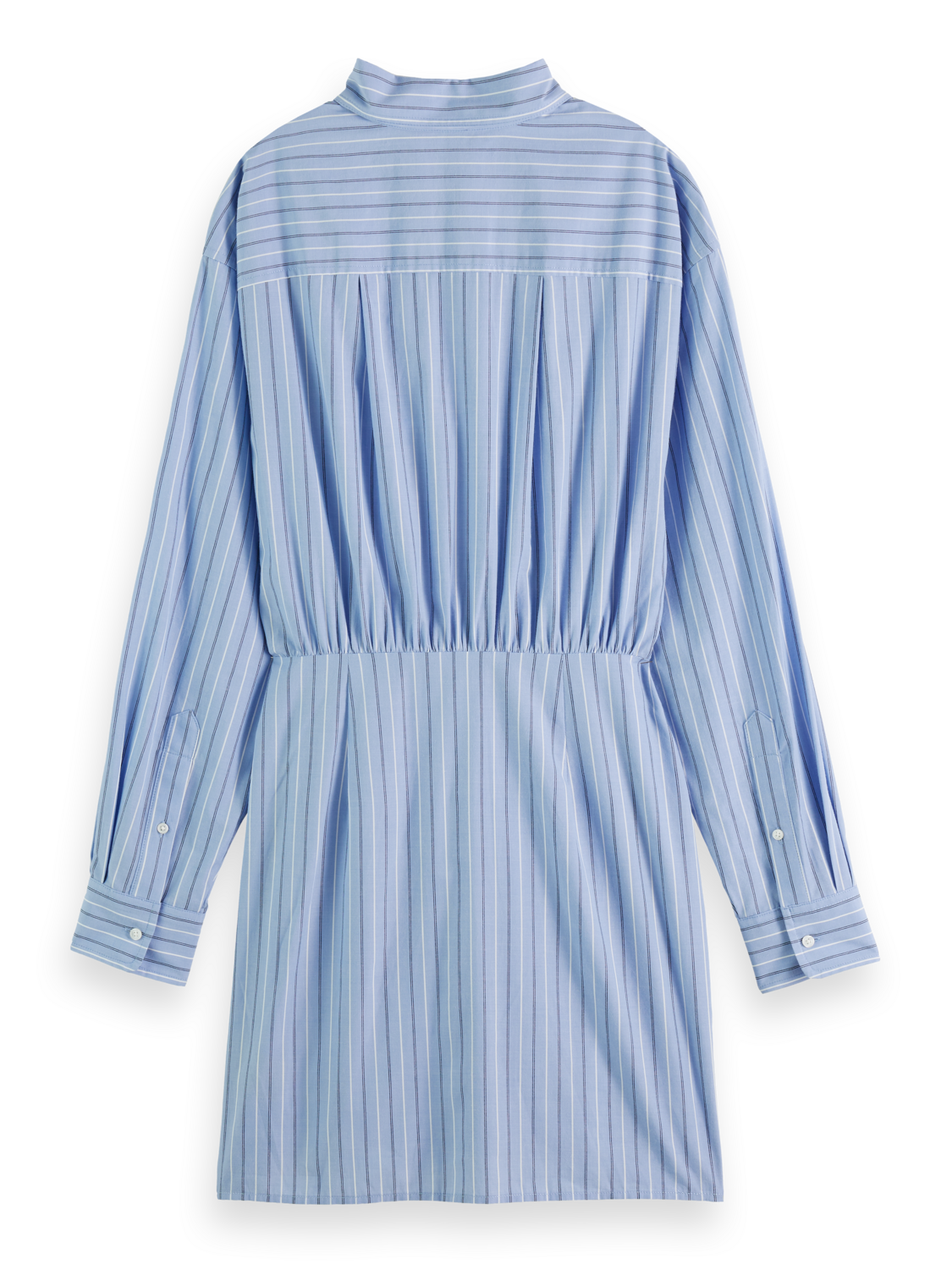 MINI POPLIN WRAP DRESS
