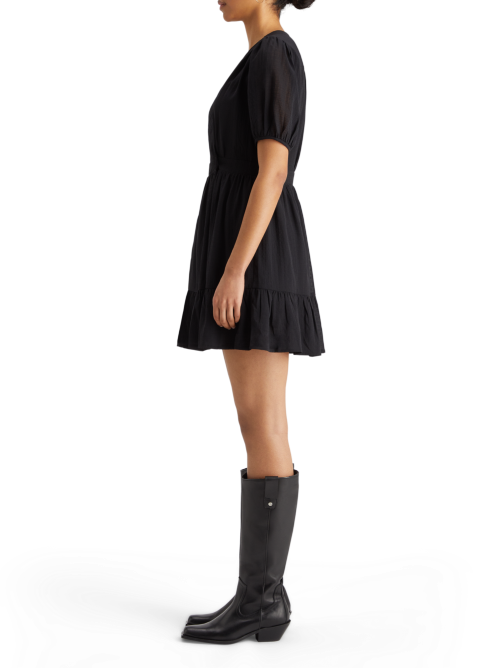 MINI WRAP DRESS
