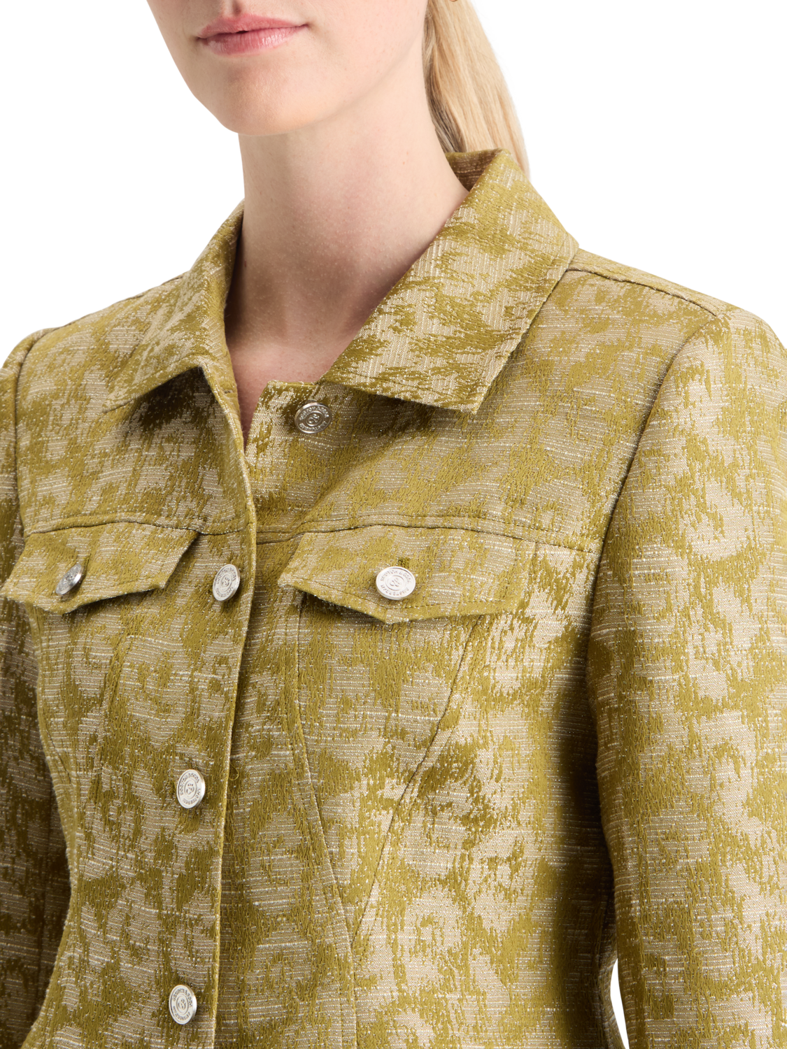 JACQUARD FITTED TRUCKER BLAZER