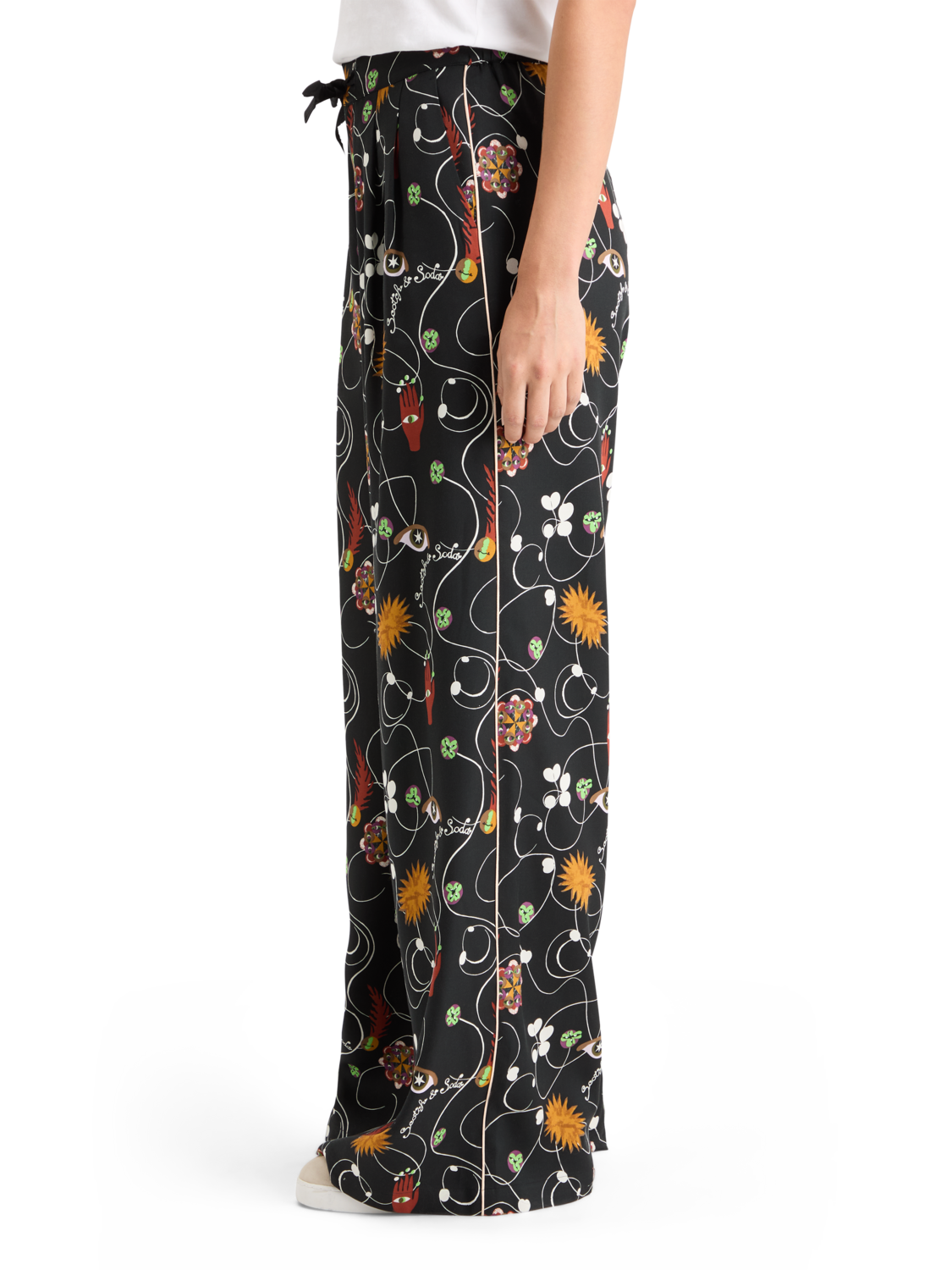 ELENI WIDE LEG PYJAMA PANT