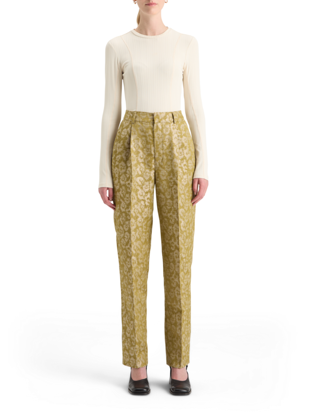 ROBYN - IKAT LEOPARD RELAXED TAPERED PANT