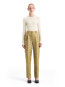 ROBYN - IKAT LEOPARD RELAXED TAPERED PANT