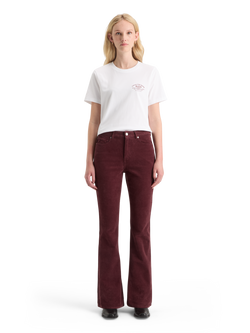 THE CHARM CLASSIC FLARED JEANS IN COLOURED STRETCH CORDUROY