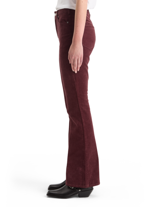 THE CHARM CLASSIC FLARED JEANS IN COLOURED STRETCH CORDUROY