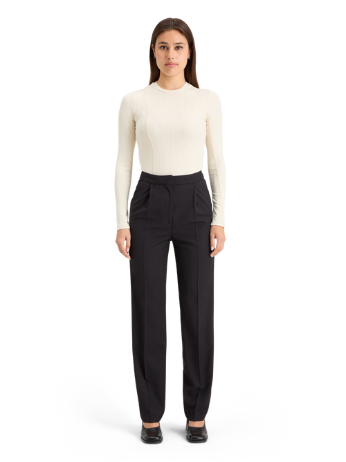 ROBYN - TUXEDO PANT WITH SATIN DETAIL