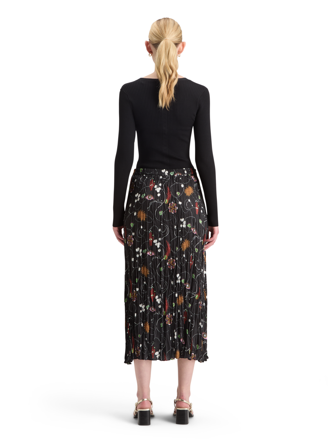 PLEATED CRINKLE SKIRT – Scotch Soda Amsterdam