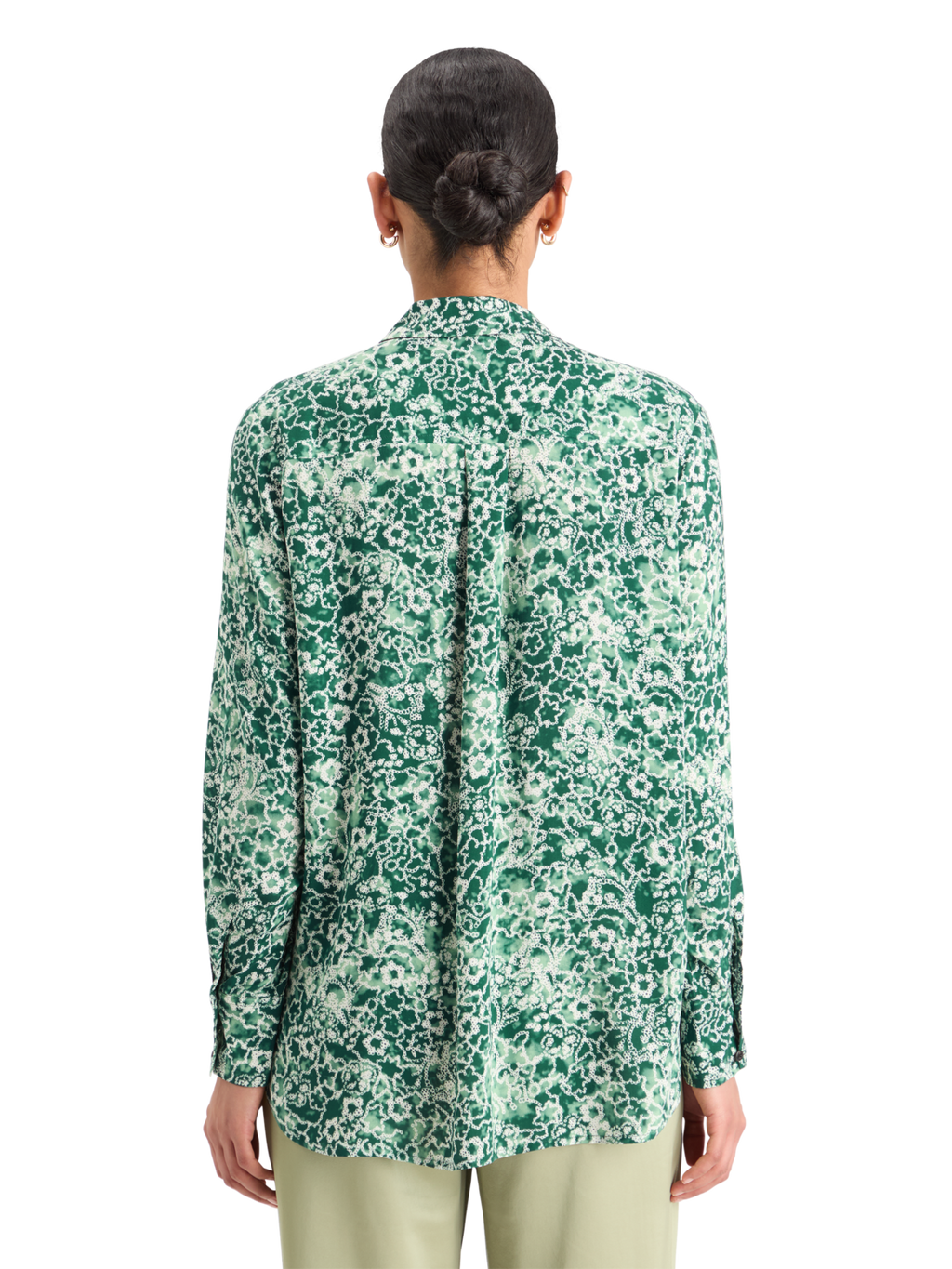 VISCOSE PRINTED RELAXED FIT SHIRT