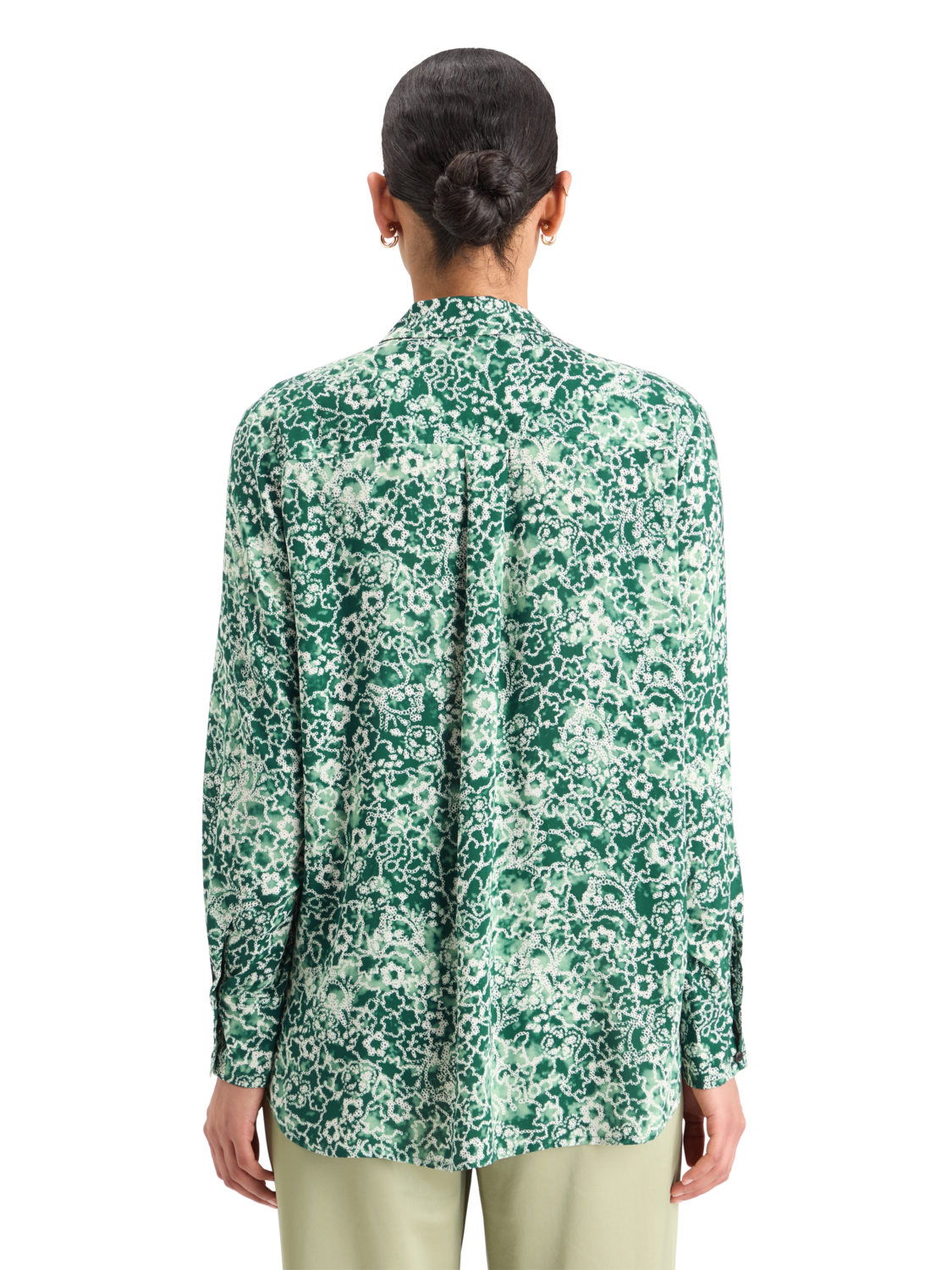 VISCOSE PRINTED RELAXED FIT SHIRT