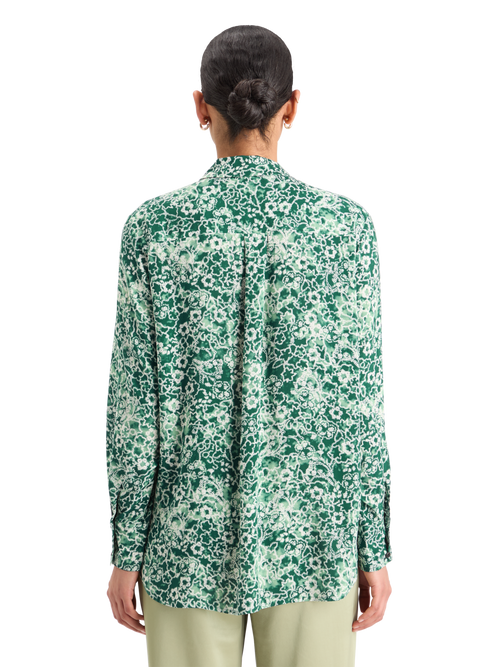 VISCOSE PRINTED RELAXED FIT SHIRT