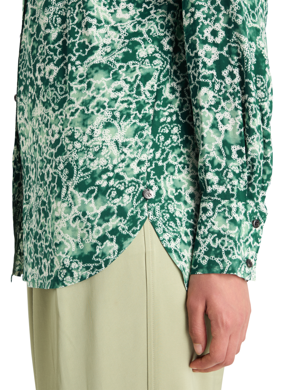VISCOSE PRINTED RELAXED FIT SHIRT