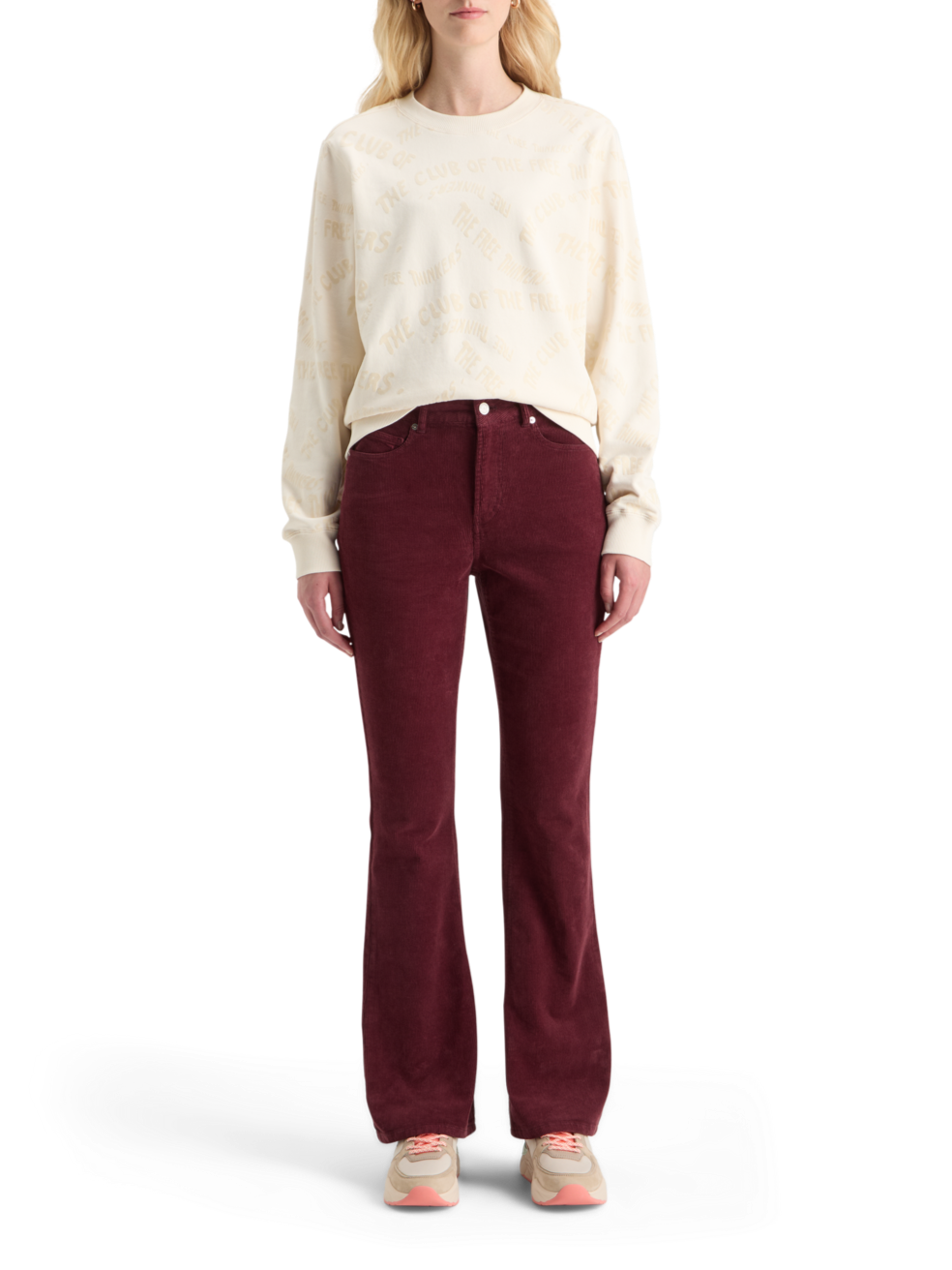 FLOCK AOP REGULAR FIT SWEATSHIRT