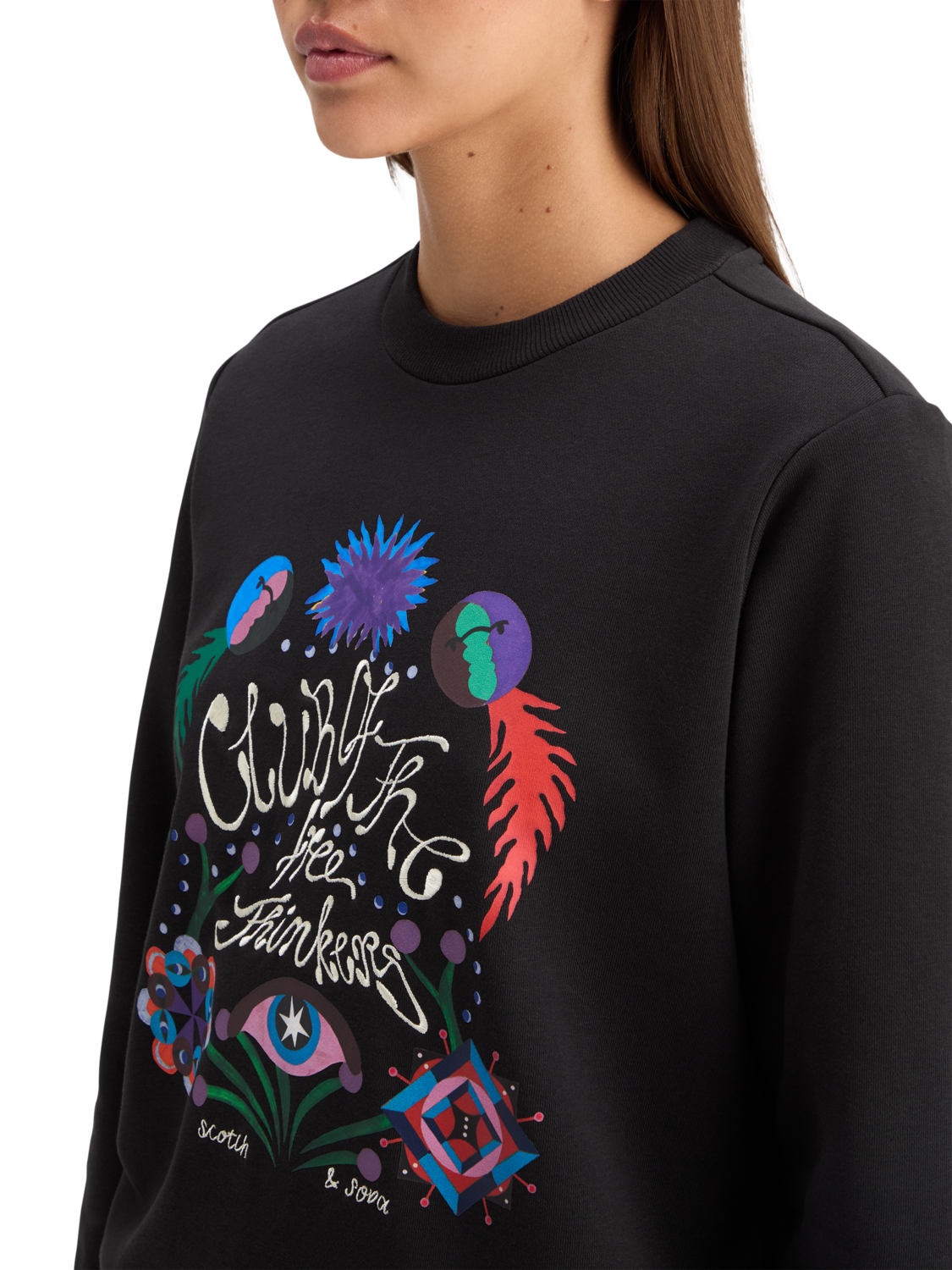 EMBROIDERED REGULAR FIT SWEATSHIRT
