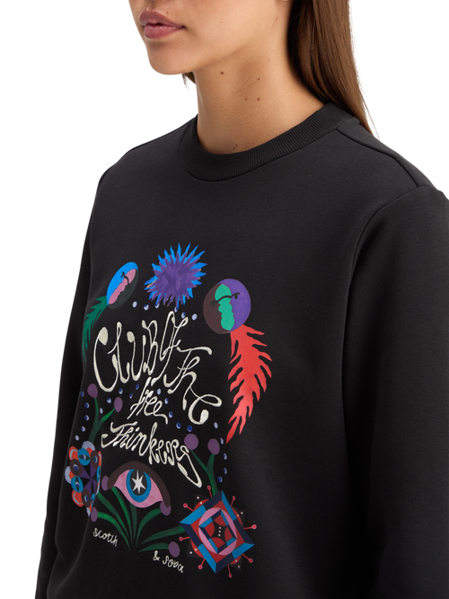 EMBROIDERED REGULAR FIT SWEATSHIRT