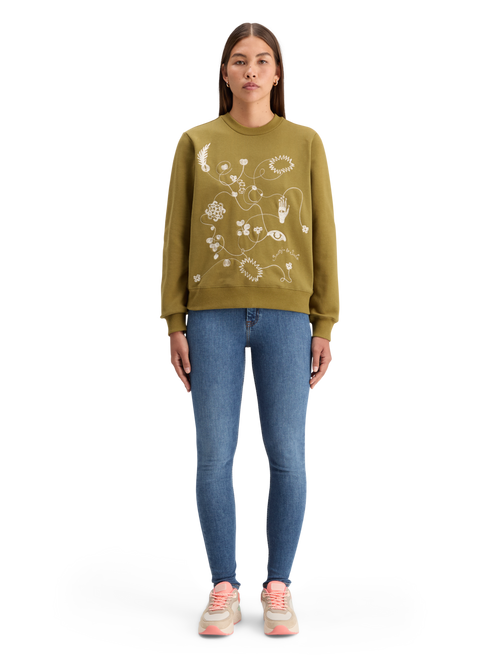 EMBROIDERED REGULAR FIT SWEATSHIRT