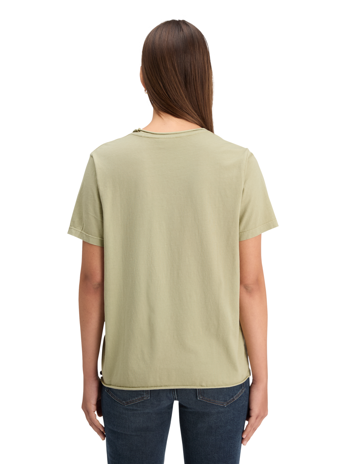 WASHED WITH CHEST ARTWORK RELAXED FIT T-SHIRT