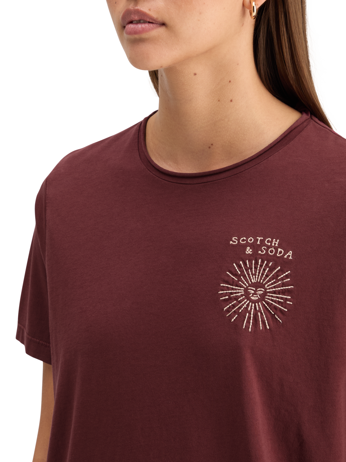 WASHED WITH CHEST ARTWORK RELAXED FIT T-SHIRT