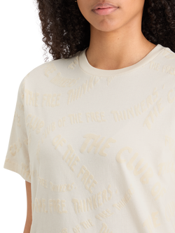 FLOCK AOP REGULAR FIT T-SHIRT