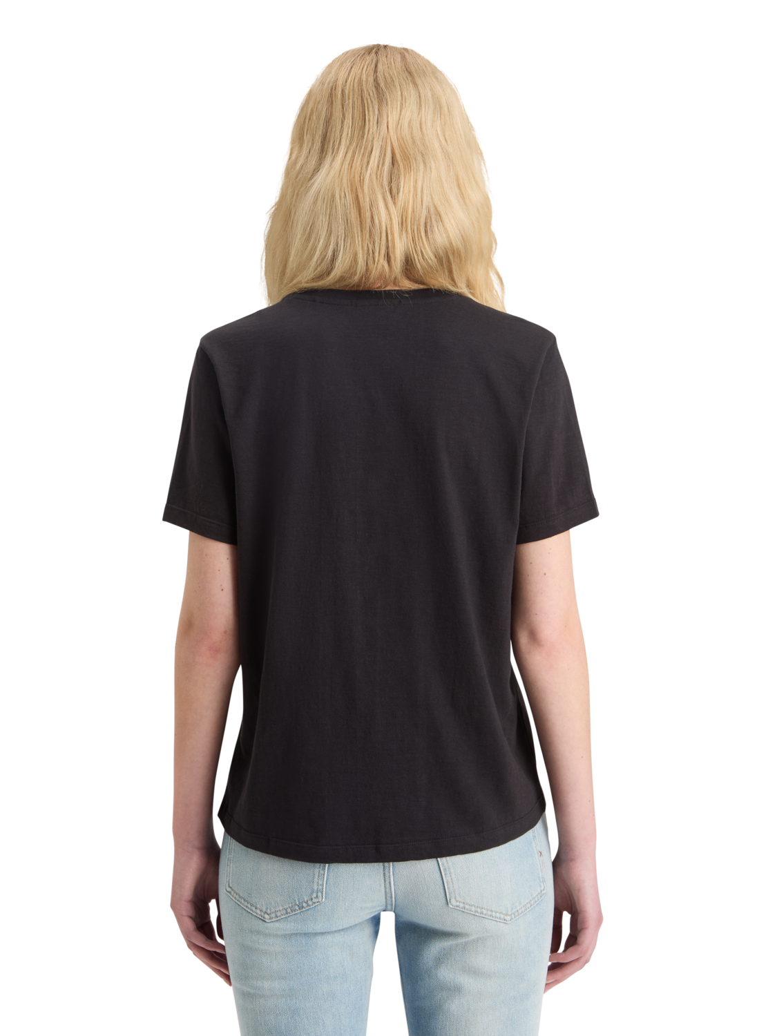SLUB V-NECK REGULAR FIT T-SHIRT
