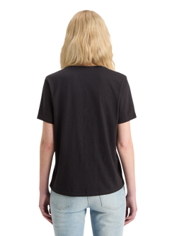 SLUB V-NECK REGULAR FIT T-SHIRT