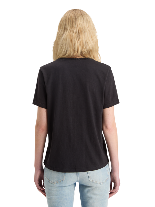 SLUB V-NECK REGULAR FIT T-SHIRT