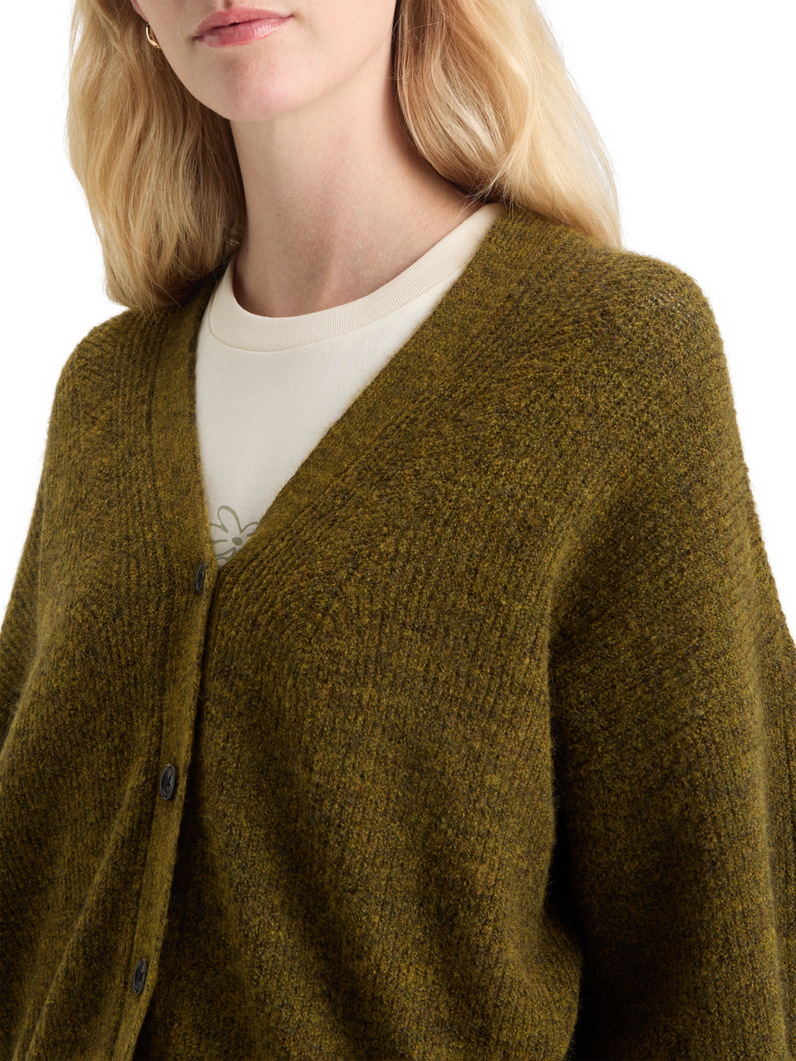 FUZZY RELAXED CARDIGAN