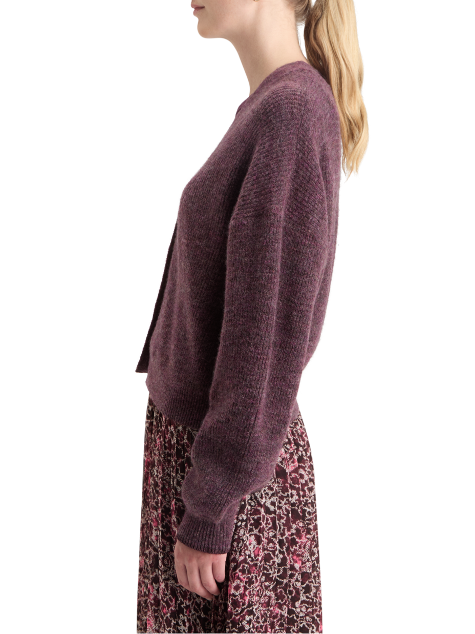 FUZZY RELAXED CARDIGAN
