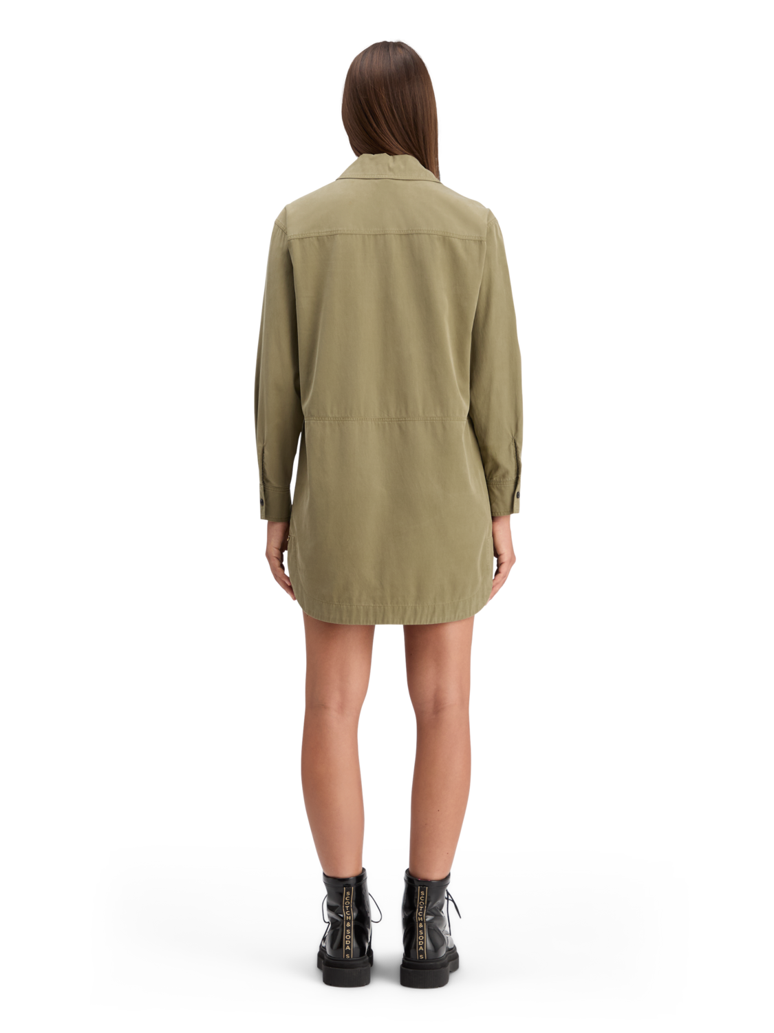 WASHED SHIRT DRESS