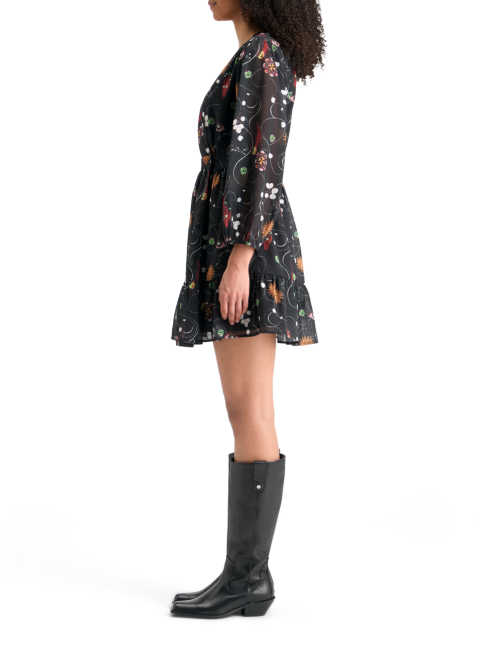 MINI WRAP DRESS