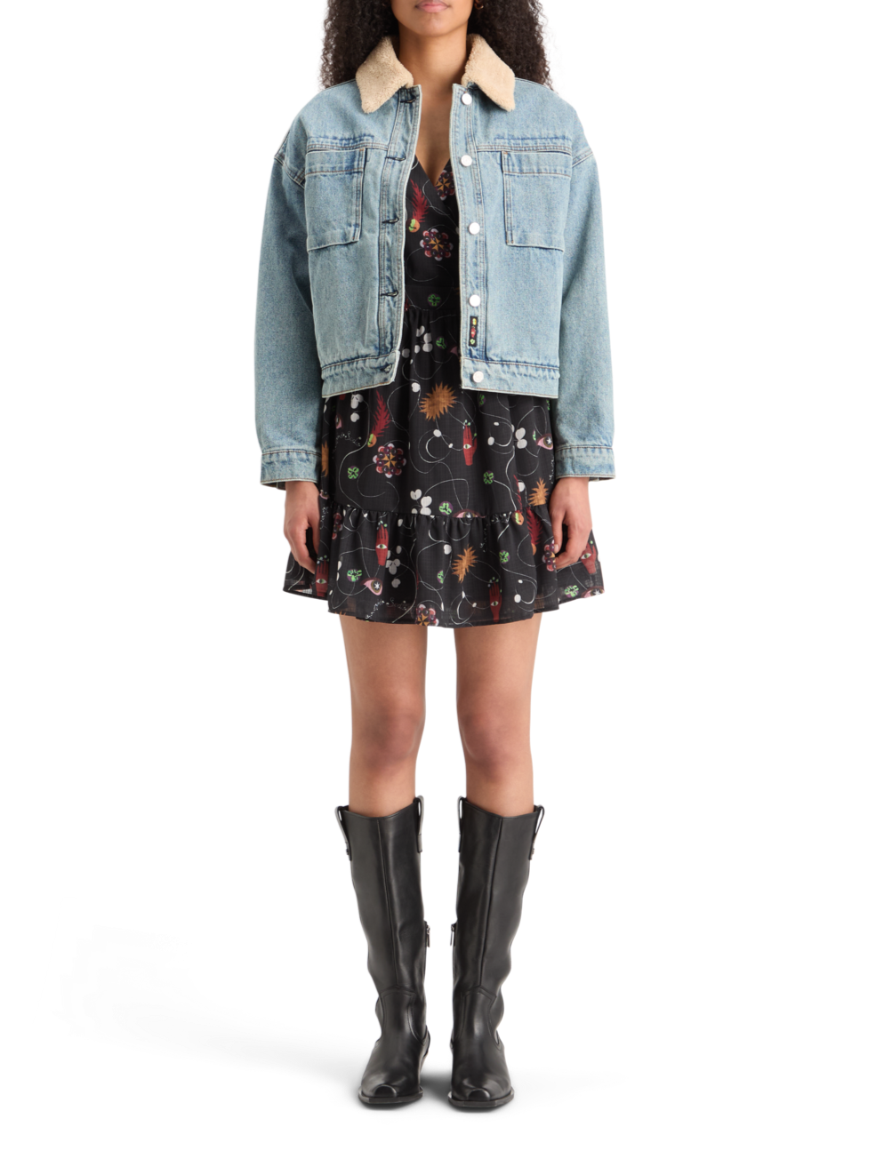 MINI WRAP DRESS