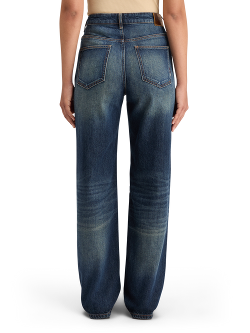 THE RIPPLE AUTHENTIC STRAIGHT JEANS  LUX BLUE