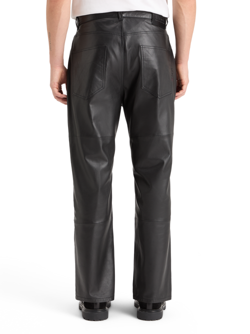 DEAN LEATHER 5-POCKET PANTS