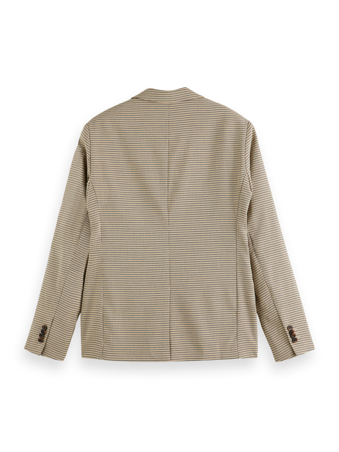 SINGLE BREASTED YARN-DYED BLAZER