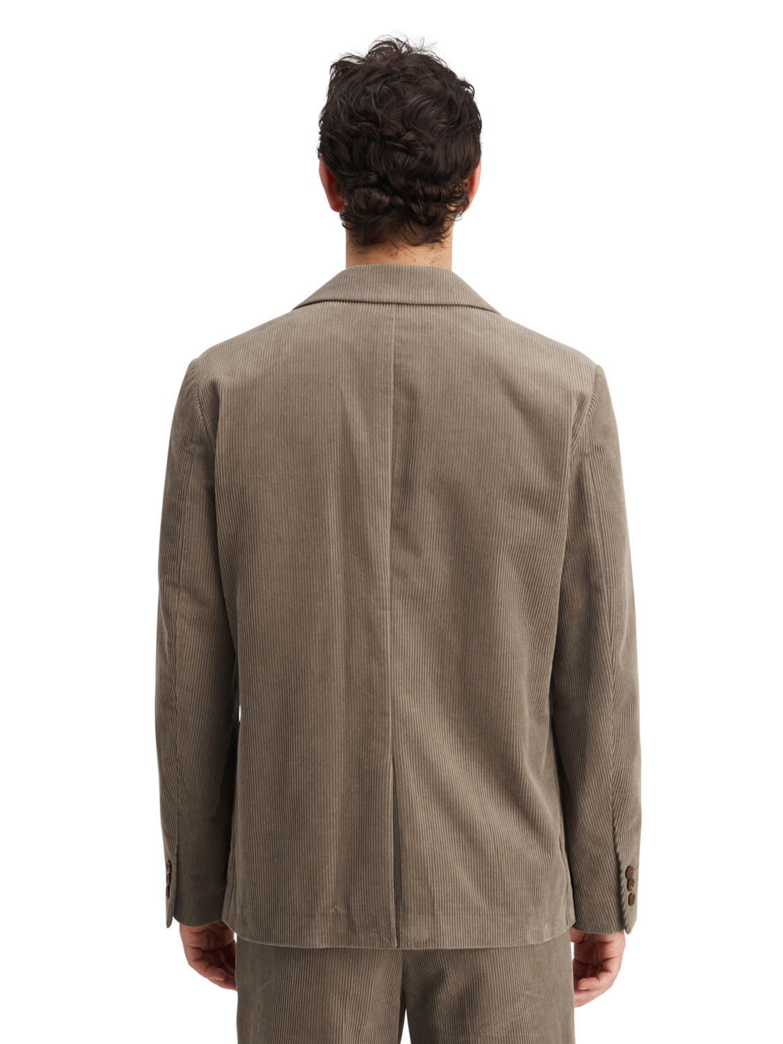 UNCONSTRUCTED RELAXED 3-BUTTON CORDUROY BLAZER