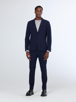 CORE - UNCONSTRUCTED PEAK LAPEL COOL-WOOL BLAZER
