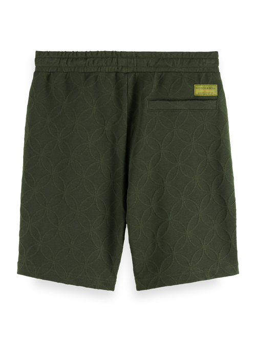 JACQUARD TERRY SWEATSHORTS