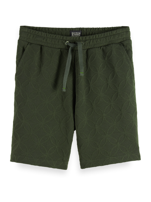 JACQUARD TERRY SWEATSHORTS