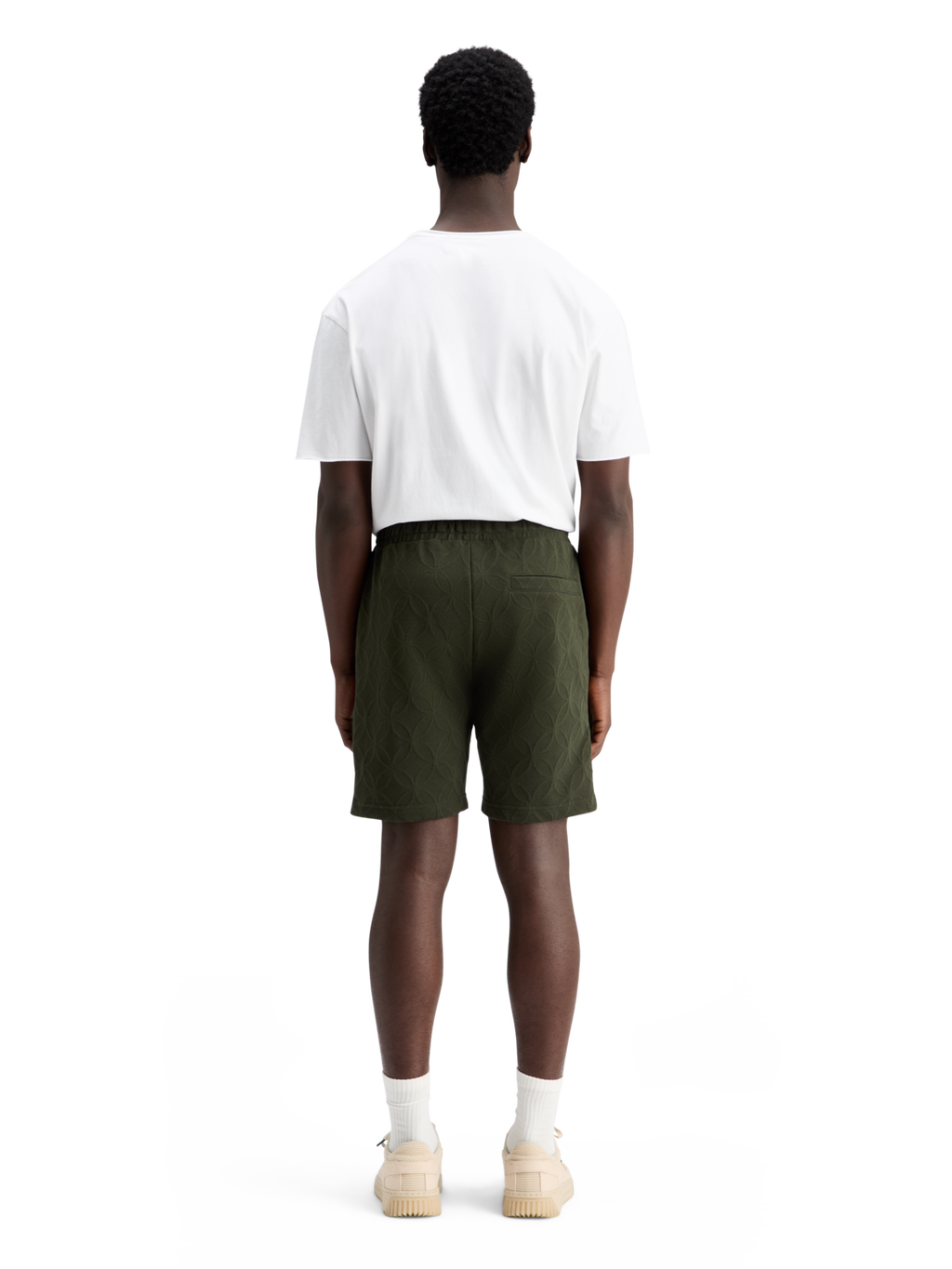 JACQUARD TERRY SWEATSHORTS