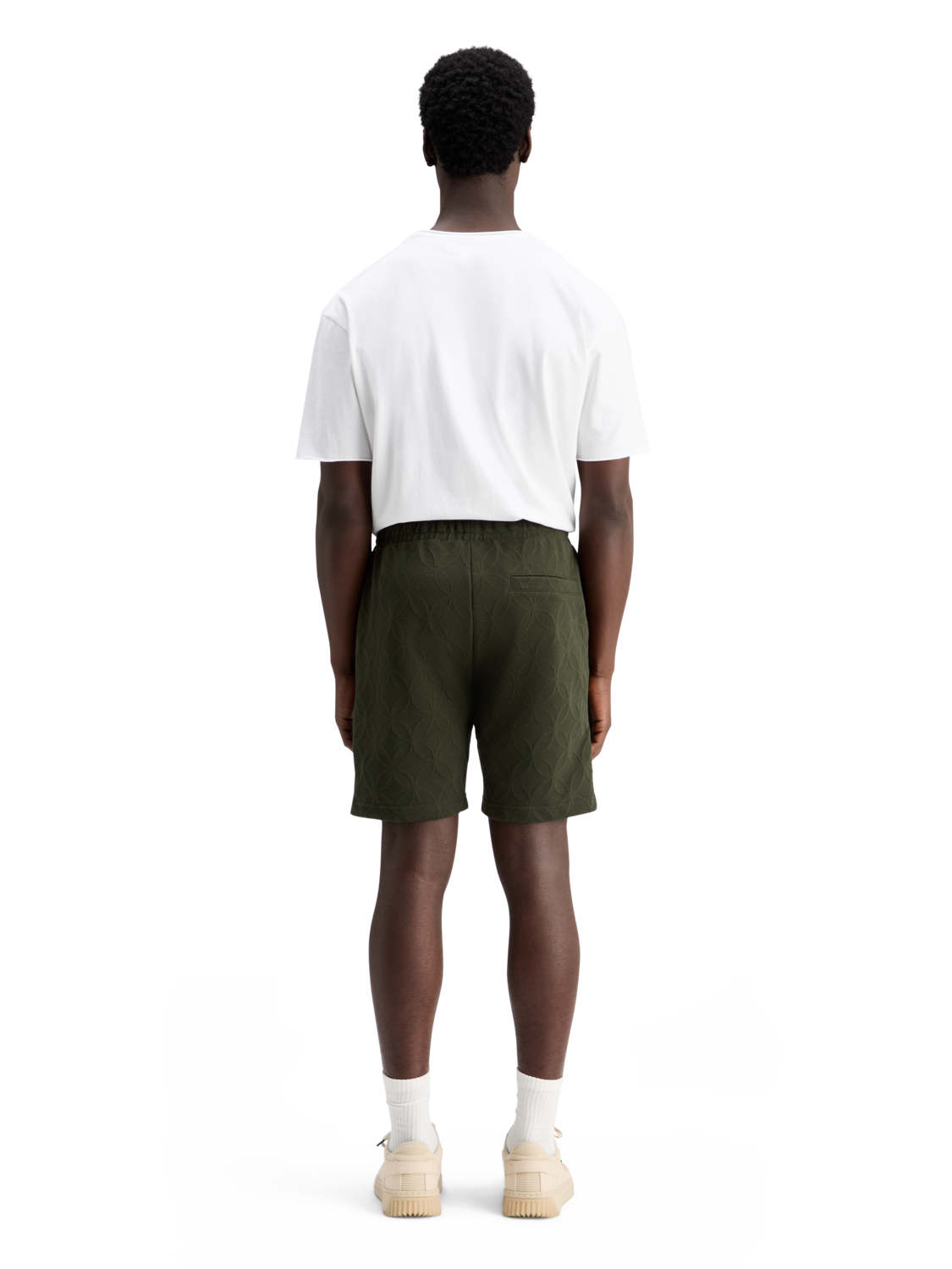 JACQUARD TERRY SWEATSHORTS
