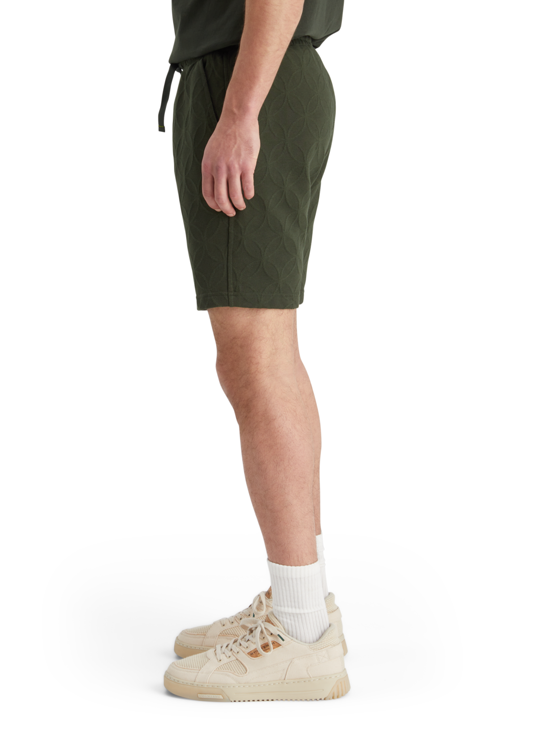JACQUARD TERRY SWEATSHORTS