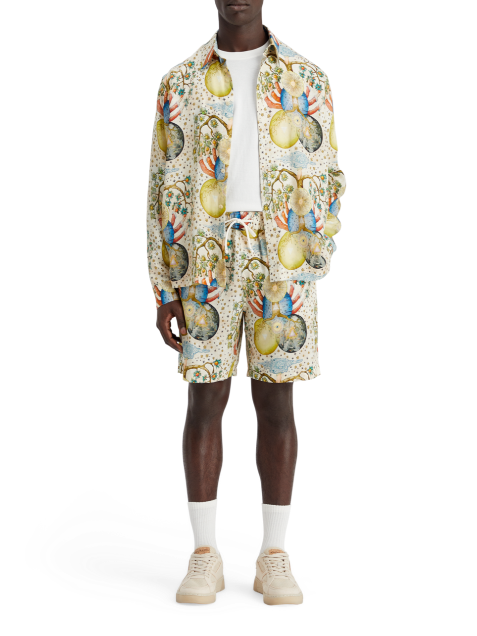 FAVE - PRINTED EMBASSY OF THE FREE MIND BERMUDA SHORT
