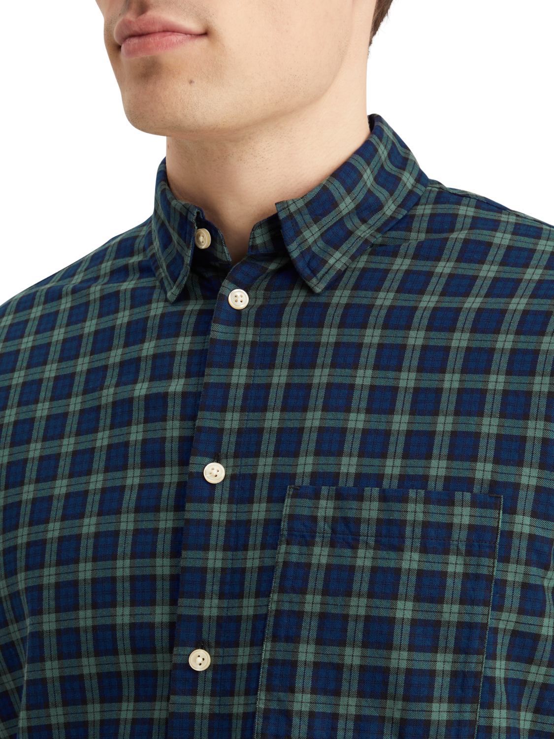 RELAXED FIT LIGHTWEIGHT FLANNEL CHECK SHIRT
