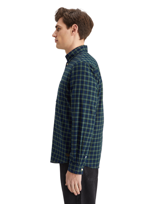 RELAXED FIT LIGHTWEIGHT FLANNEL CHECK SHIRT