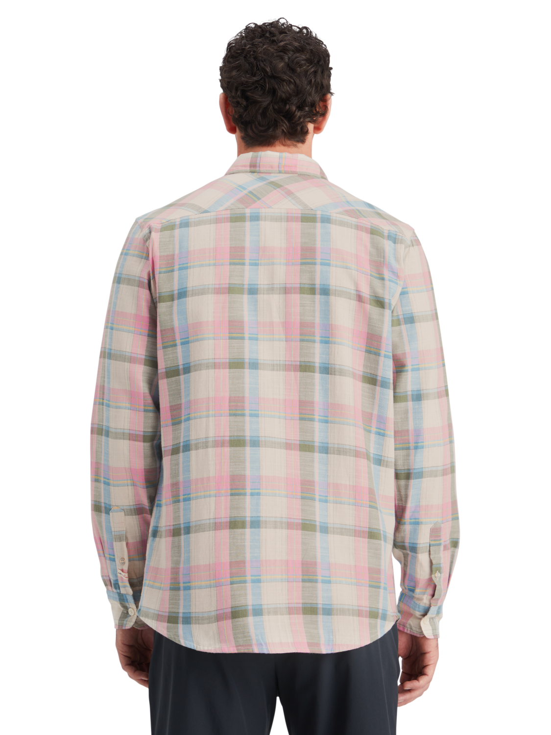 YARN DYE CHECK ROLL UP SHIRT