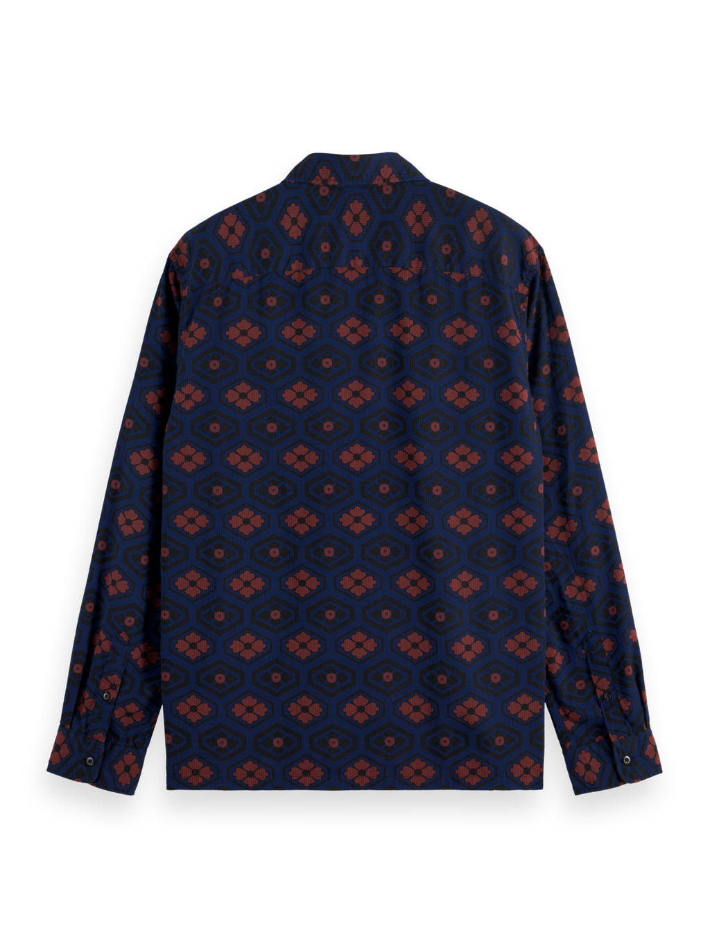 PRINTED SEERSUCKER SHIRT