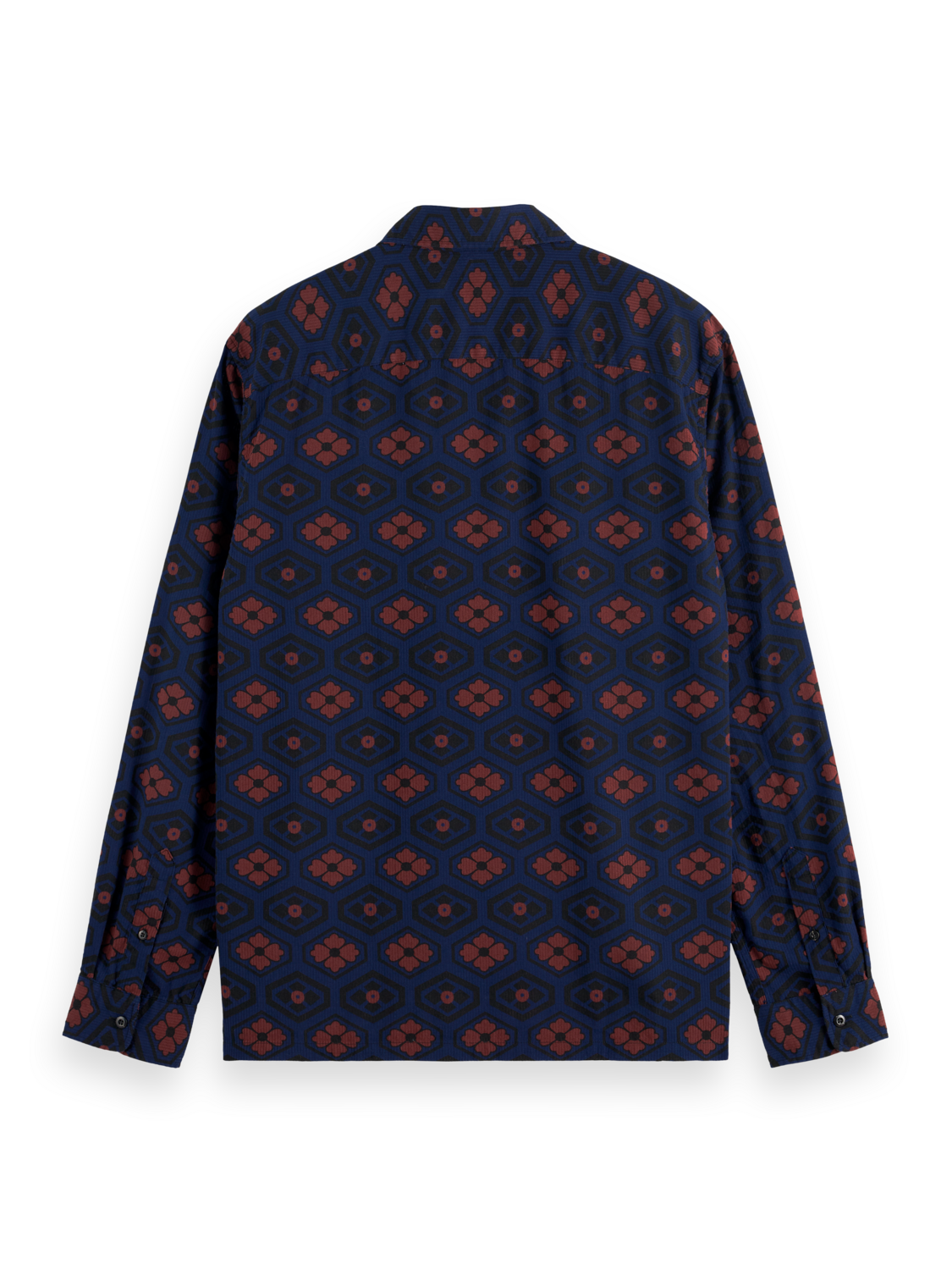 PRINTED SEERSUCKER SHIRT