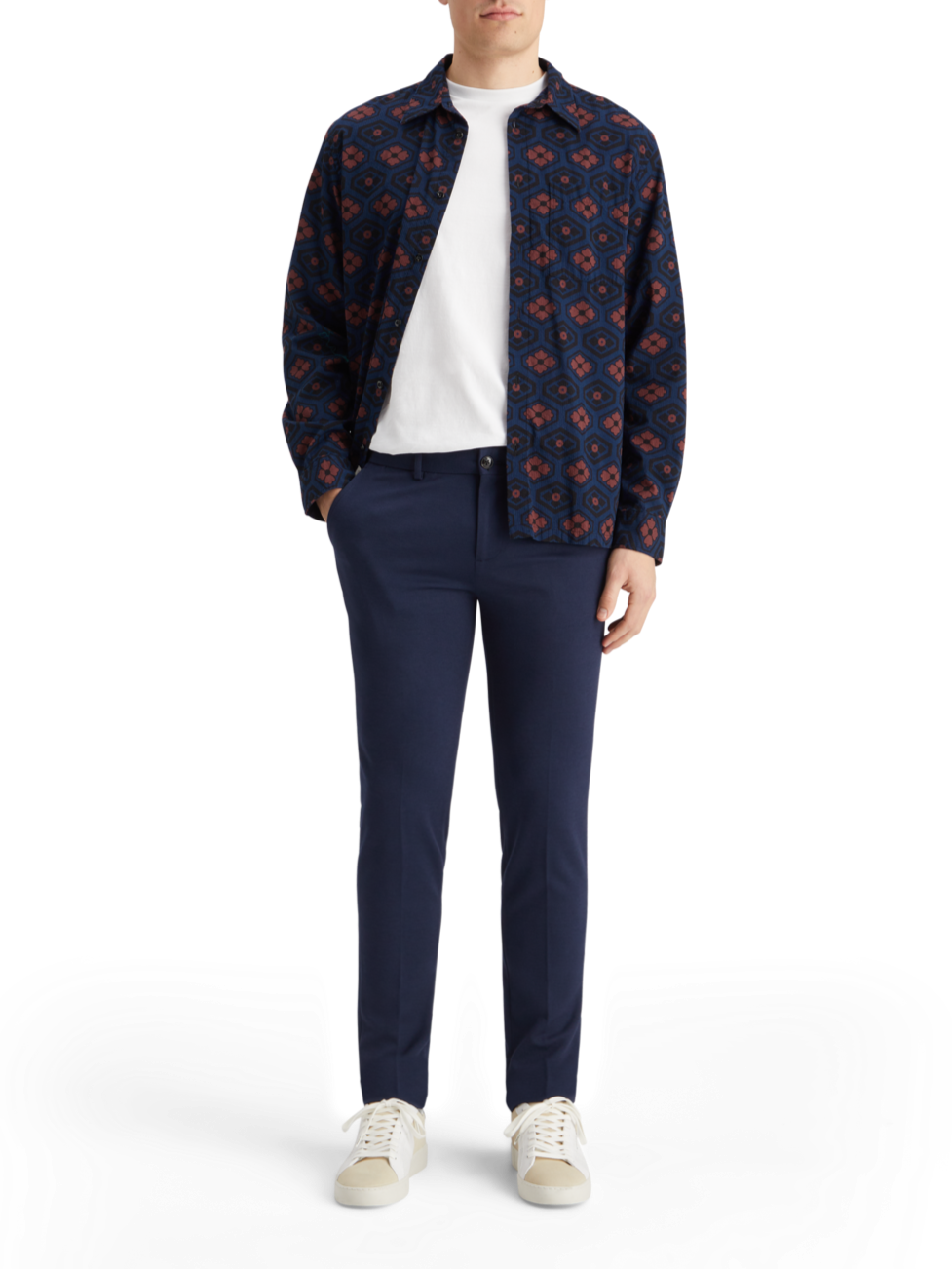 PRINTED SEERSUCKER SHIRT