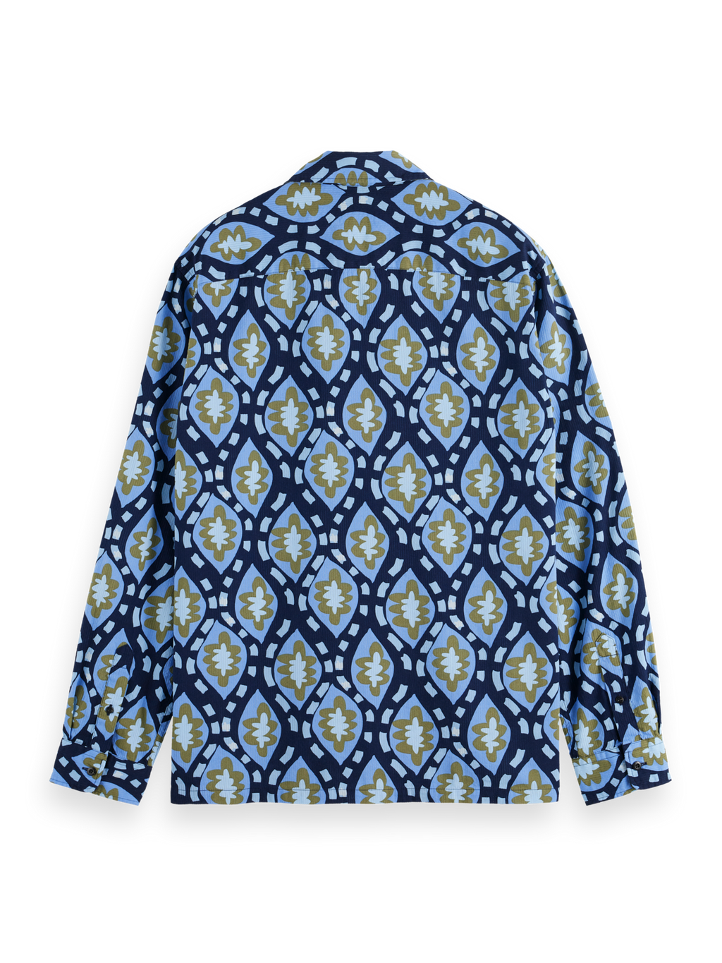 PRINTED SEERSUCKER SHIRT
