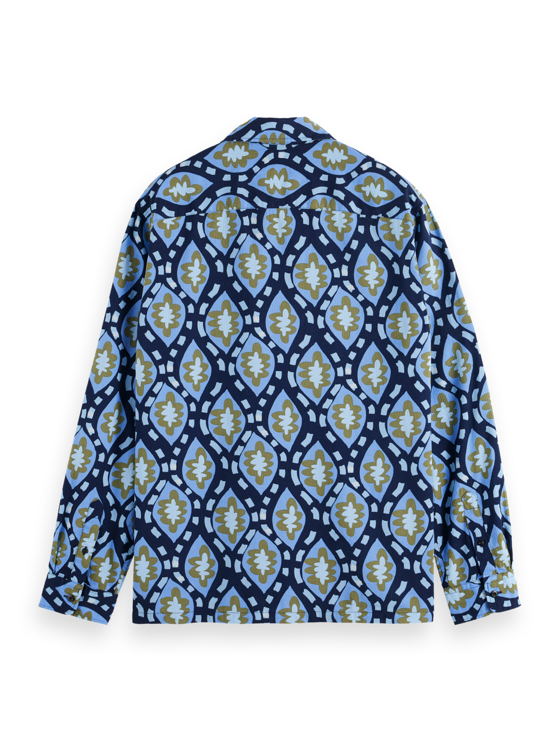 PRINTED SEERSUCKER SHIRT