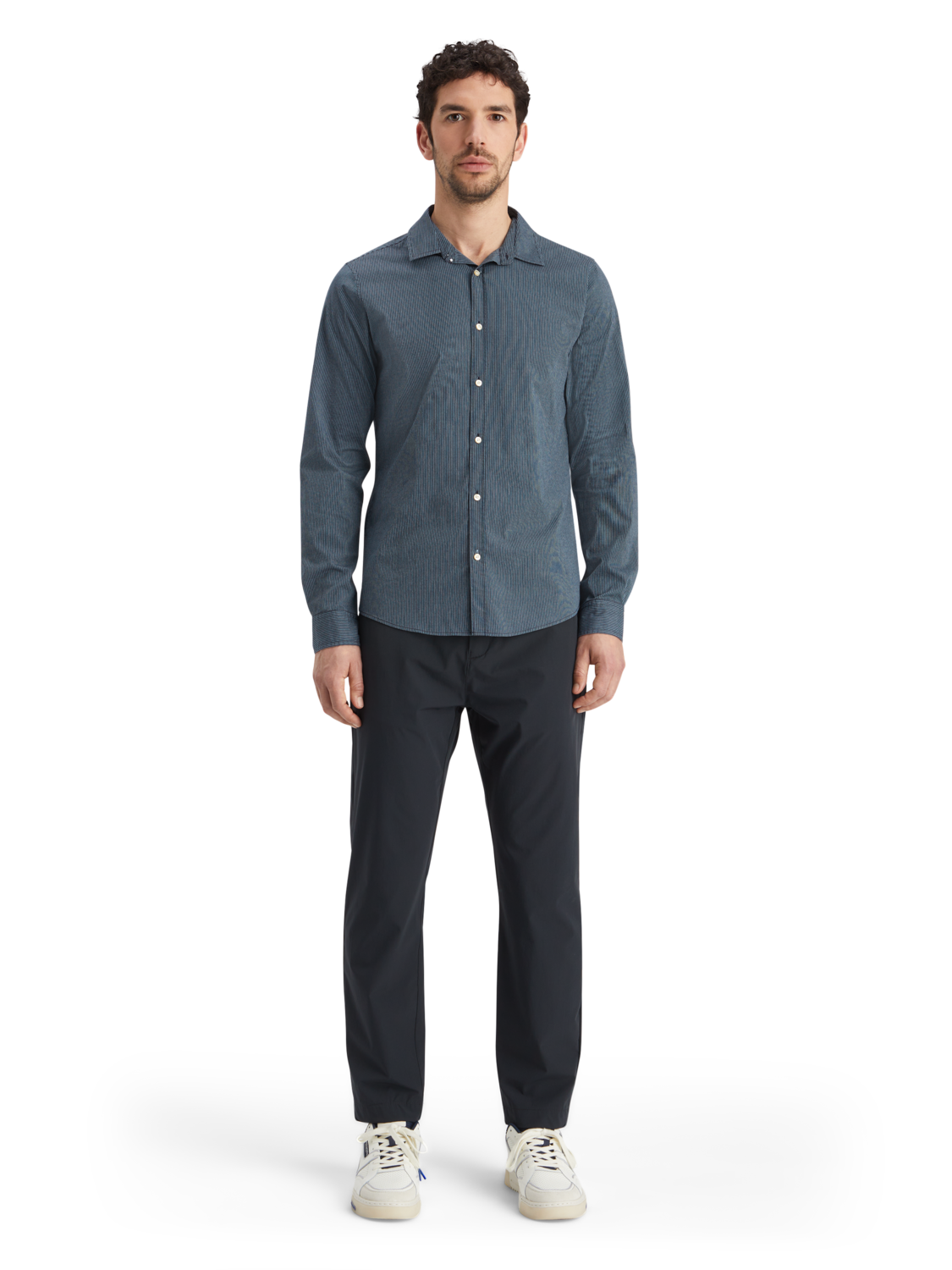 SEASONAL ESSENTIALS POPLIN STRIPED SHIRT