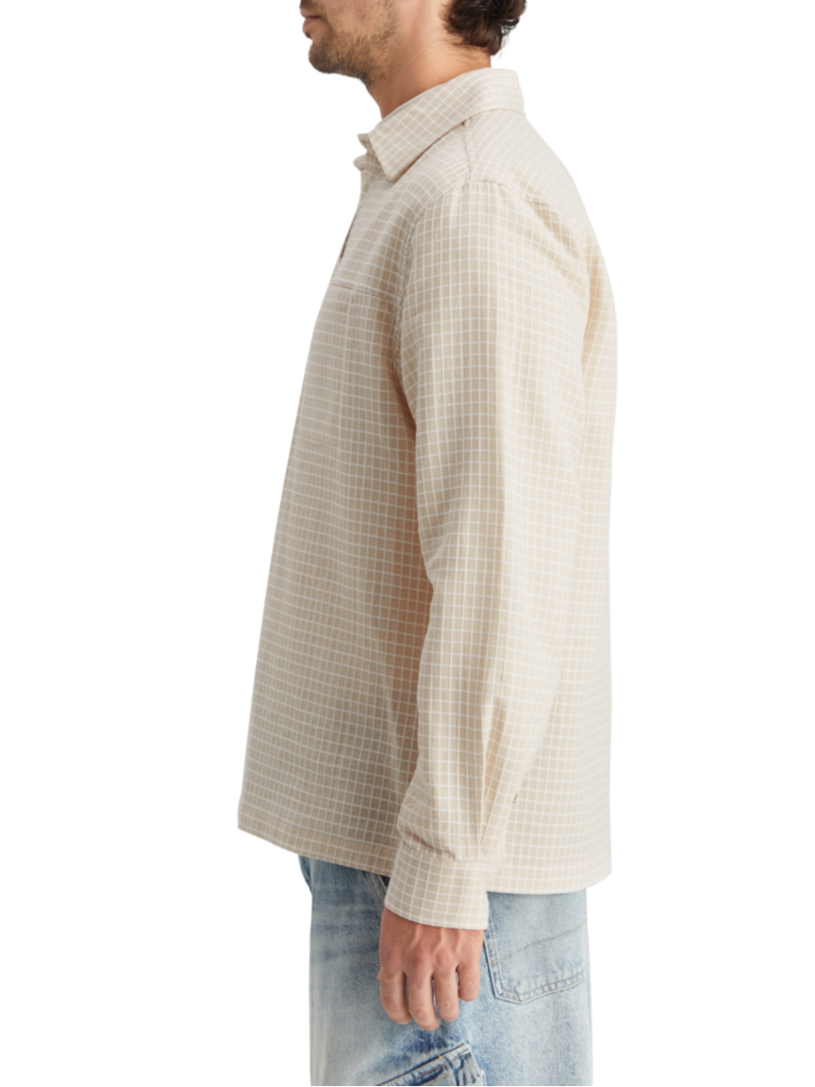 MICRO DOBBY CHECK SHIRT